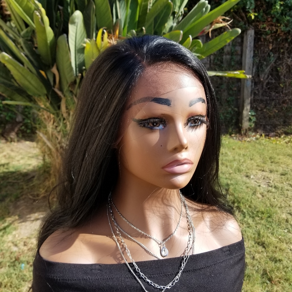 360 Lace Frontal💥 Body Wave Human Hair Blend - Picture 6 of 12